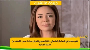 تطور مفاجئ في الساحل الشمالي.. داليا البحيري تتعرض لحادث سير.. الكشف عن حالتها الصحية
